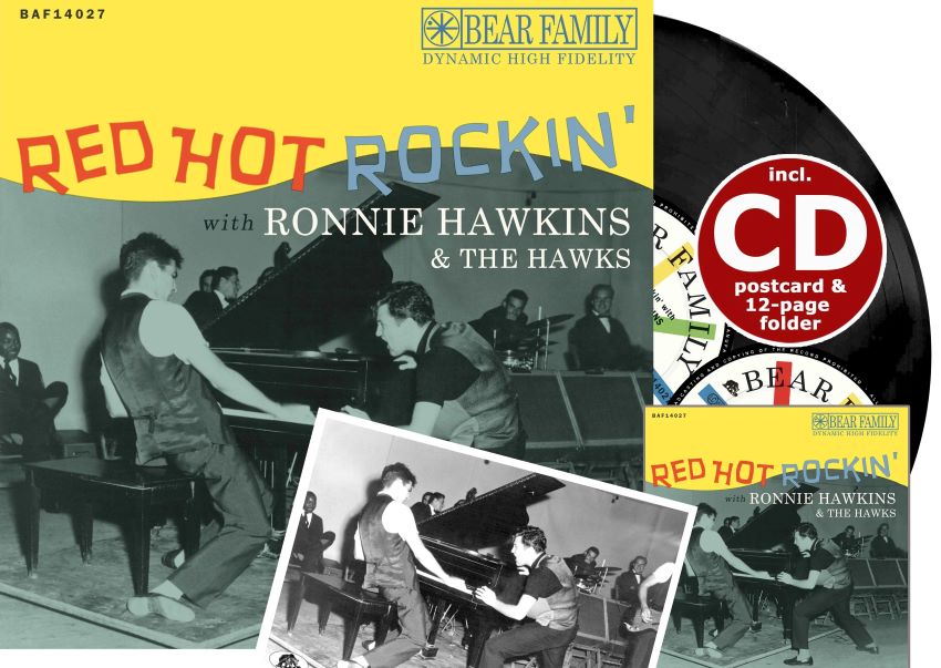 Hawkins ,Ronnie - Red Hot Rockin' With Ronnie H..( Ltd 10" +cd )